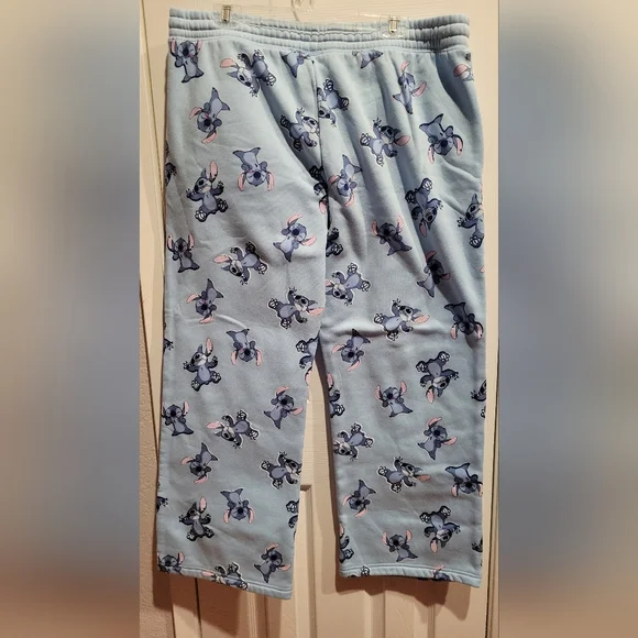 Blue Stitch Sweatpants With Pockets - Picture 5 of 5